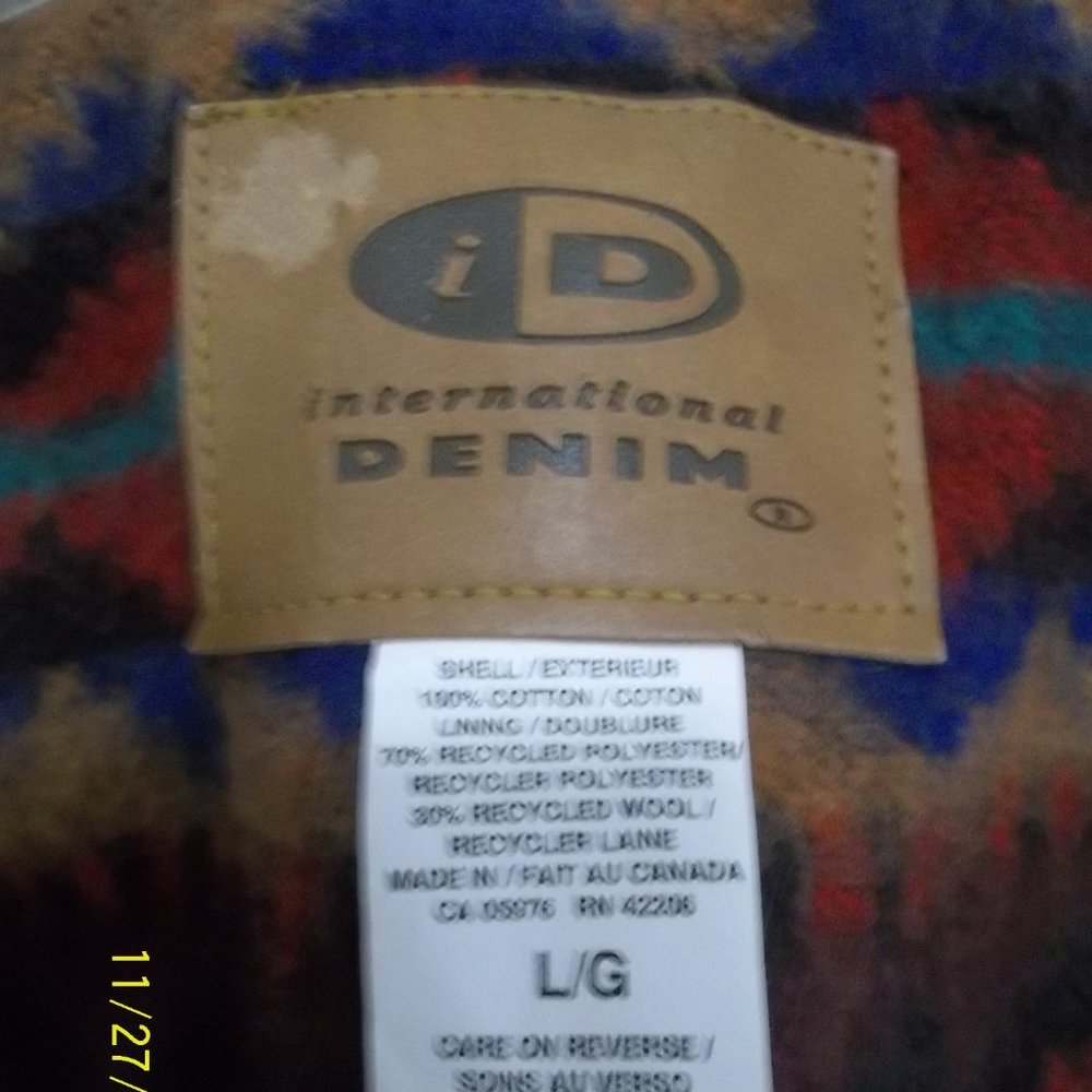 Id Wear Blue Denim Jacket With Vest Lining Gem